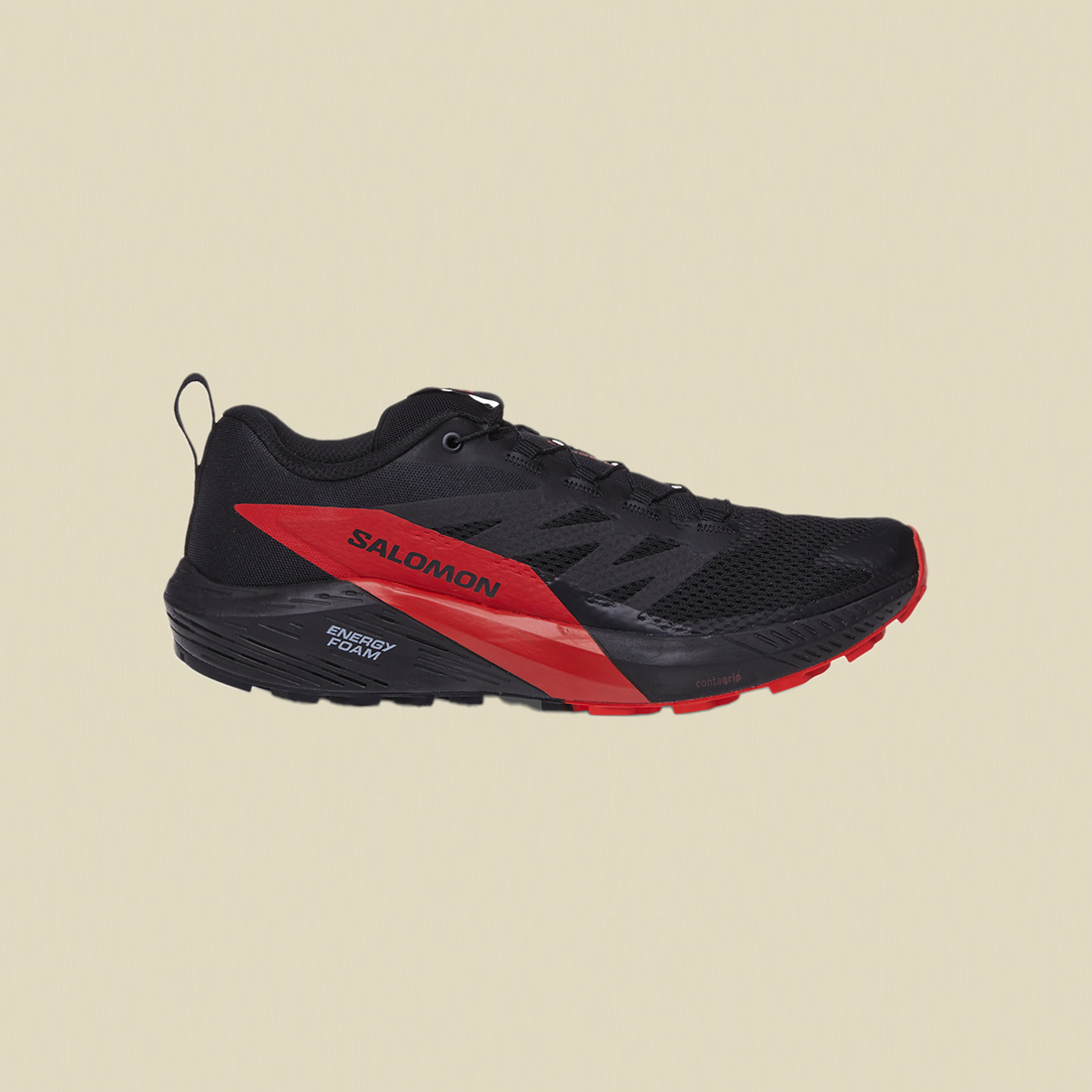 SALOMON Sense Ride 5 Man - Black / Fiery Red / Black
