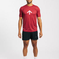 Chance Running AROW Lightweight Tee - Red Dahlia