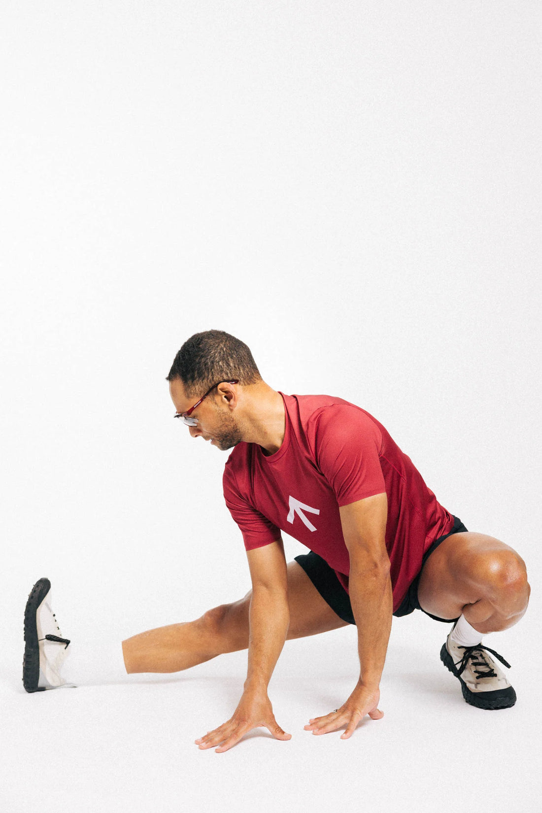 Chance Running AROW Lightweight Tee - Red Dahlia