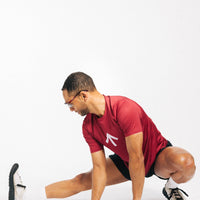 Chance Running AROW Lightweight Tee - Red Dahlia