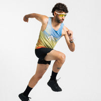 Chance Running AROW Singlet - Morning Sky