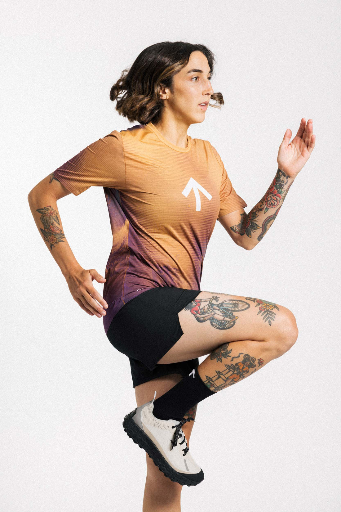 Chance Running AROW Lightweight Tee - Stormy Sky