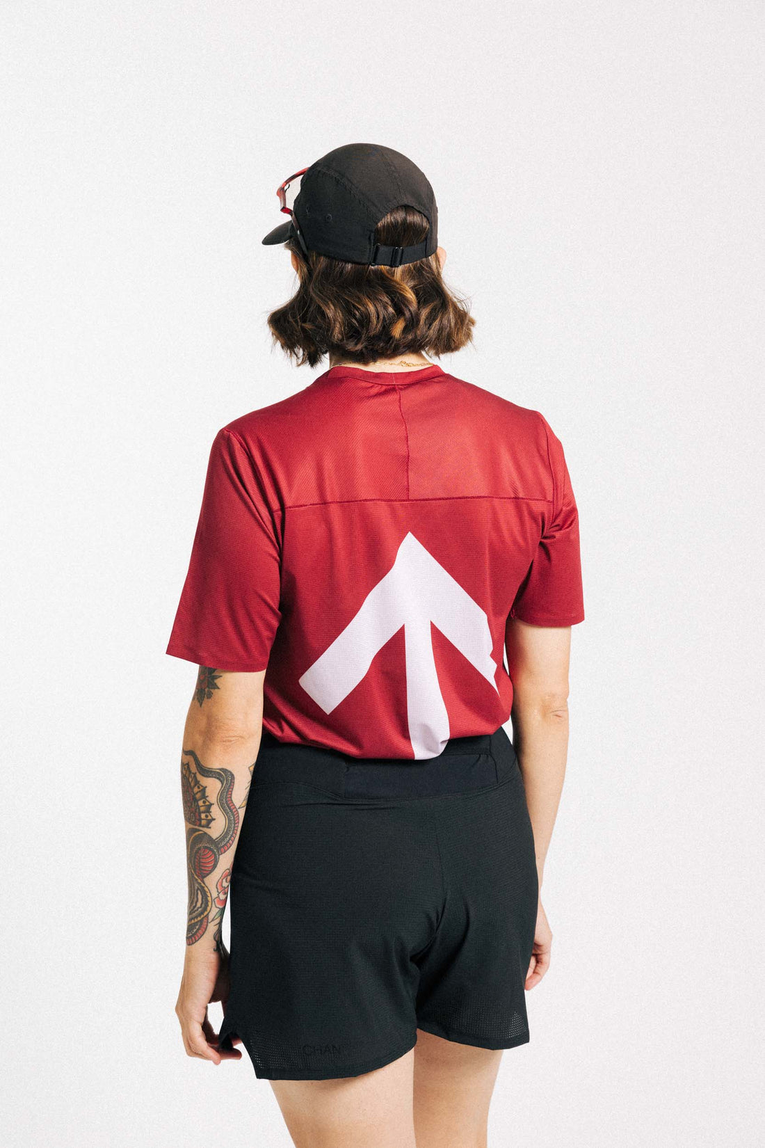 Chance Running AROW Lightweight Tee - Red Dahlia