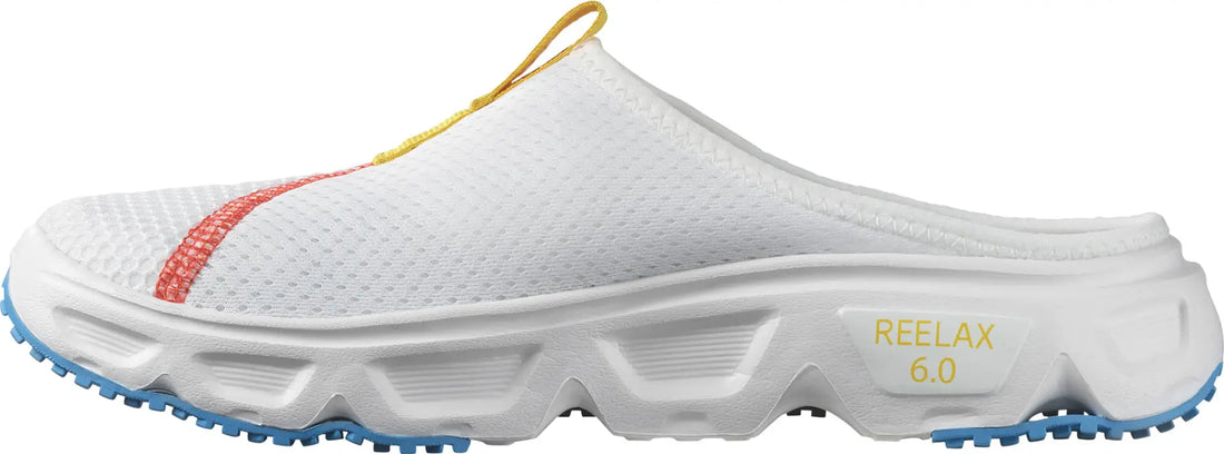 Salomon REELAX SLIDE 6.0 - White / Transcend Blue / Lemon