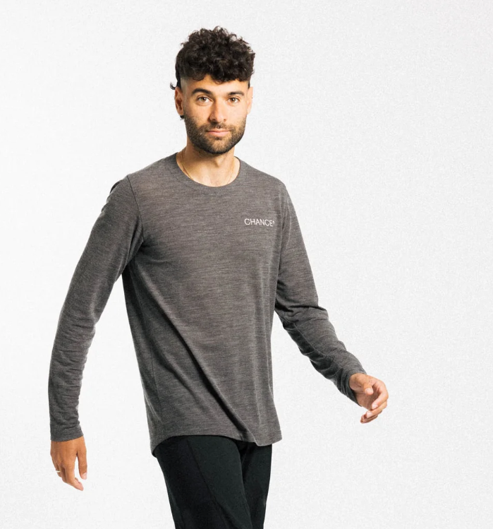 CHANCE Merino Performance LS T-Shirt Slate Grey