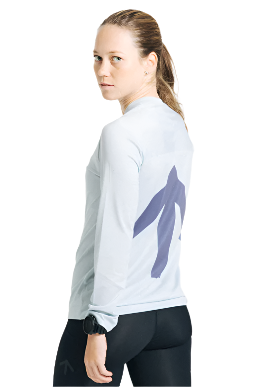 CHANCE AROW Lightweight LS Iced Flow & Crown Blue