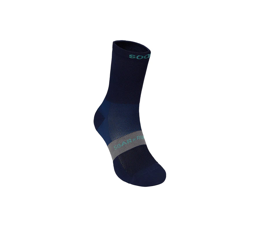 Soar Running Crew Sock Navy