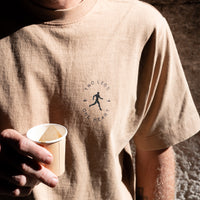 Grateful Runner Overland T-Shirt - Dyed Latte