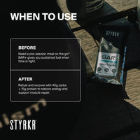 STYRKR BAR+ Sea Salted Caramel Recovery Bar
