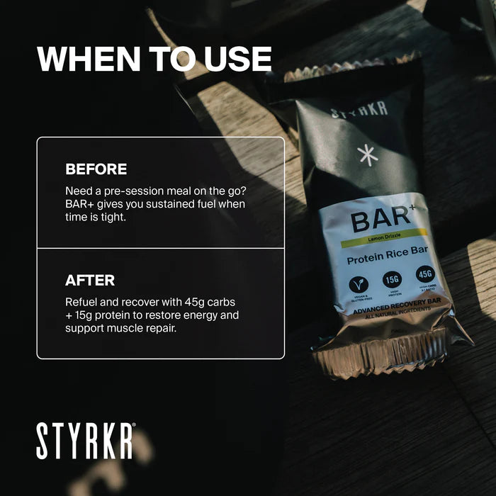 STYRKR BAR+ Lemon Drizzle Recovery Bar