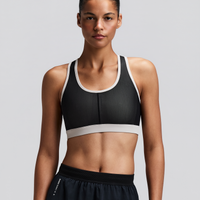 BANDIT WOMEN'S VANISHER™ REVERSO™ SCOOP NECK RUN BRA - BLACK / PLASTER