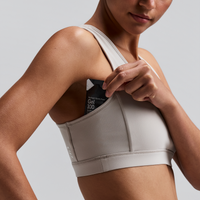 BANDIT WOMEN'S VANISHER™ REVERSO™ SCOOP NECK RUN BRA - BLACK / PLASTER