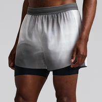 BANDIT MEN'S COOLGRID™ 2-IN-1 RUN SHORT - SLATE MULTI