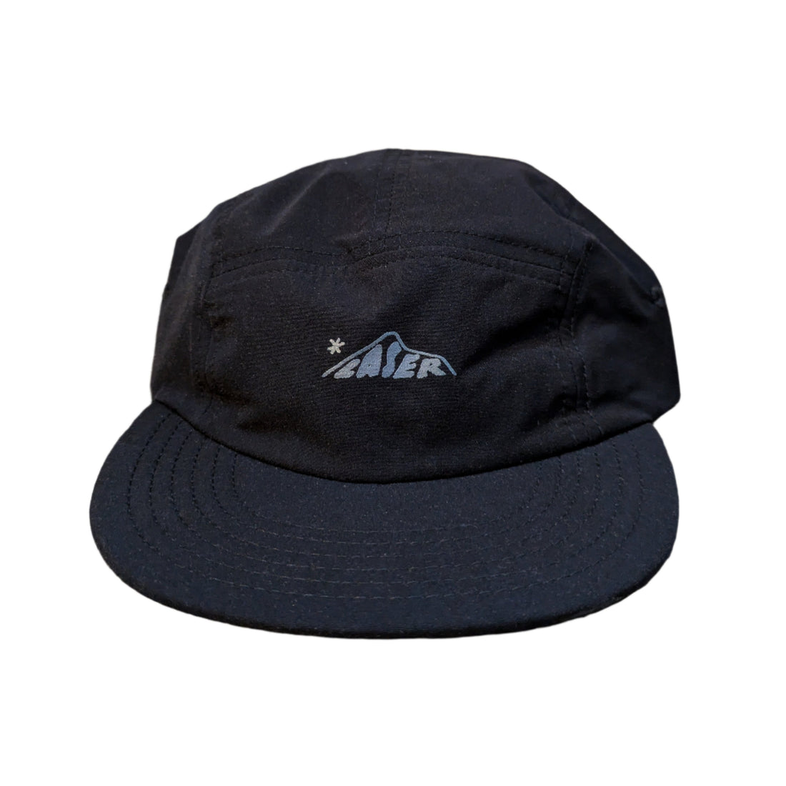 Overland x Laser Trail 5 Panel Hat - Black