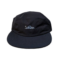 Overland x Laser Trail 5 Panel Hat - Black