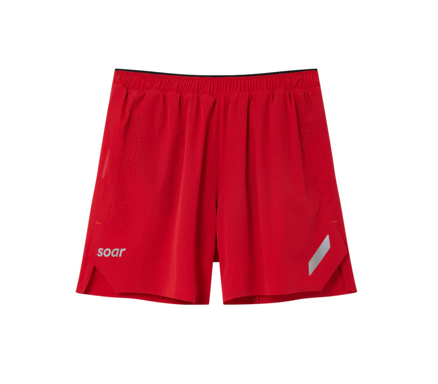 Soar Running Run Shorts M Red