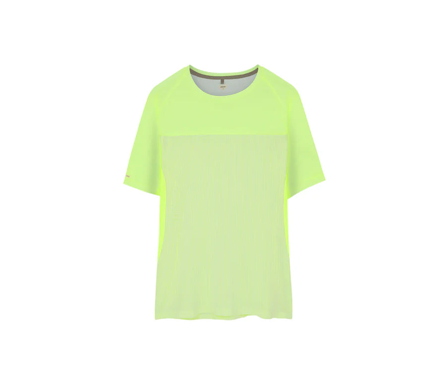 Soar Running Men's Hot Weather T Fluro Yellow