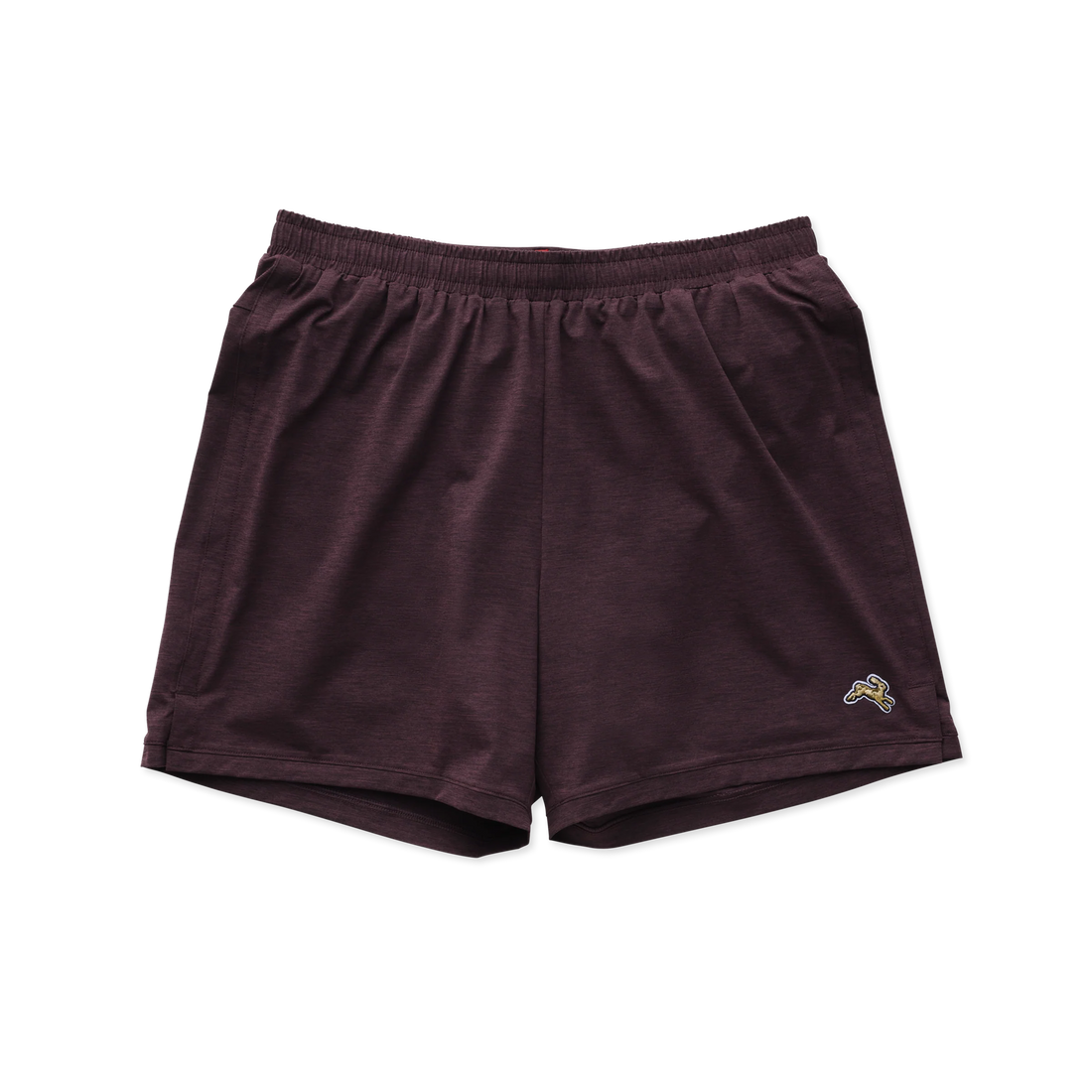 Tracksmith Men's Session Shorts Dark Aubergine Heather