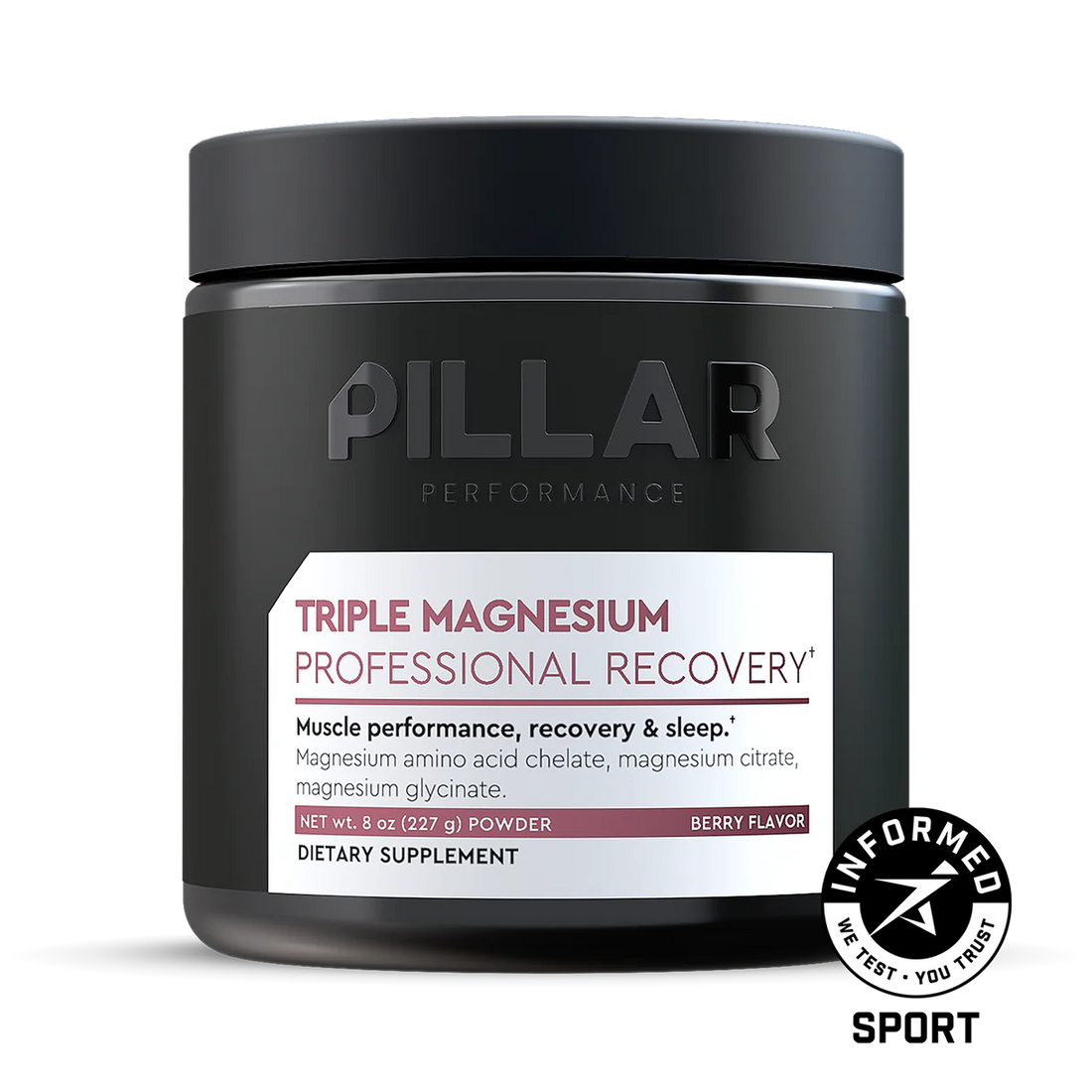 PILLAR PERFORMANCE TRIPLE MAGNESIUM POWDER - Berry