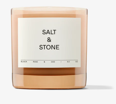 Salt & Stone Candle Black Rose & Vetiver