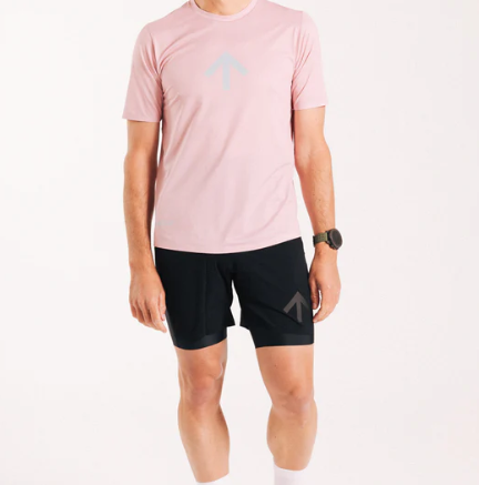 AROW Lightweight Tee - Blossom and Chrome