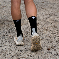 CHANCE Lightweight Sock Black/White