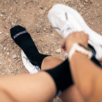 CHANCE Lightweight Sock Black/White