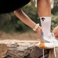 CHANCE Padded Sock White/Black