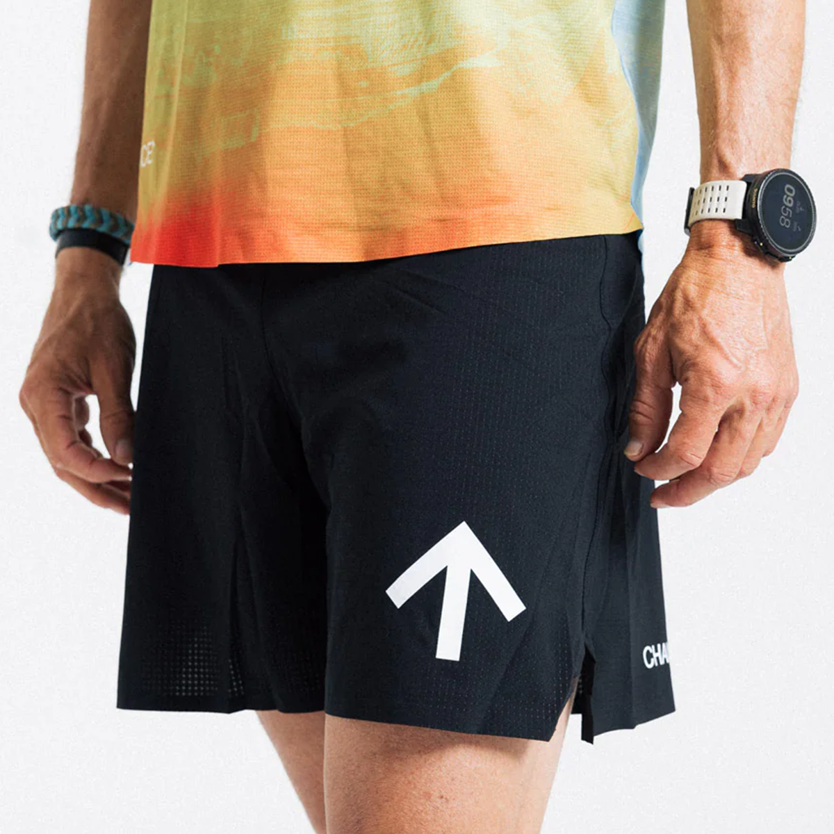 Arow Marathon Short V2 - Black / White