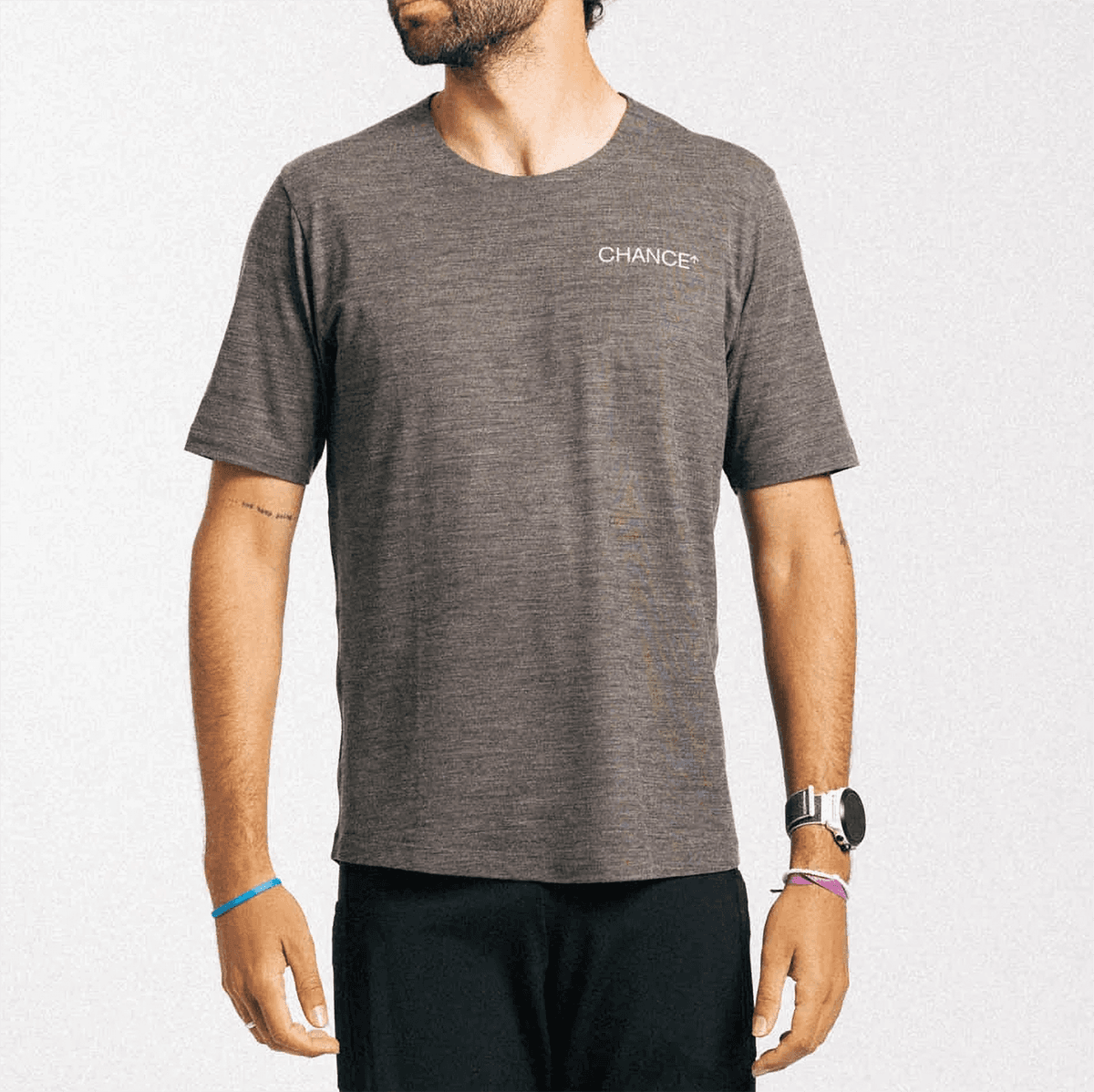 Performance Merino Tee - Slate Grey