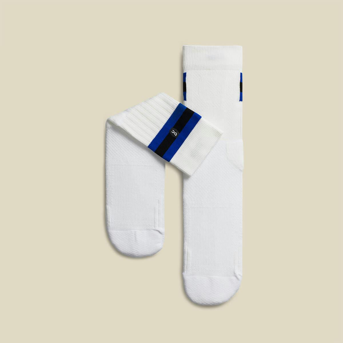 Tennis Sock - White / Indigo Women
