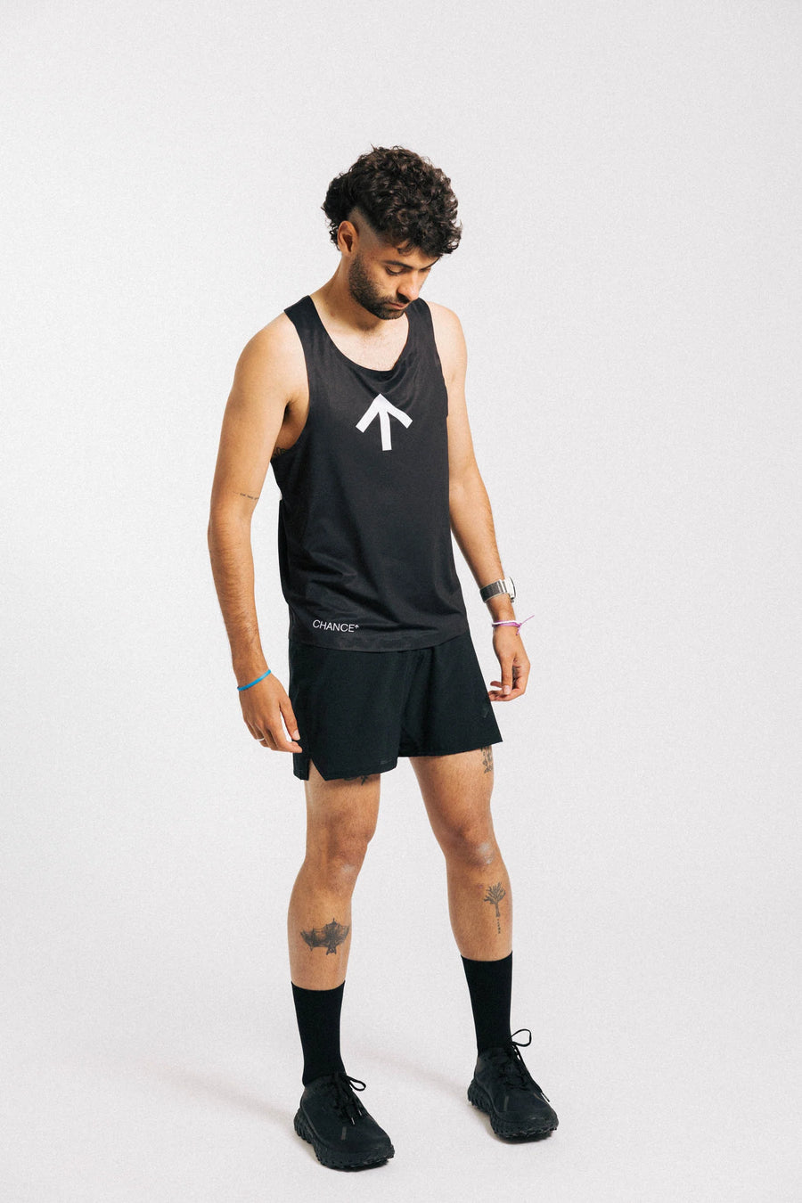 Chance Running AROW Singlet - Black