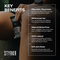 STYRKR BAR+ Raspberry & White Chocolate Recovery Bar
