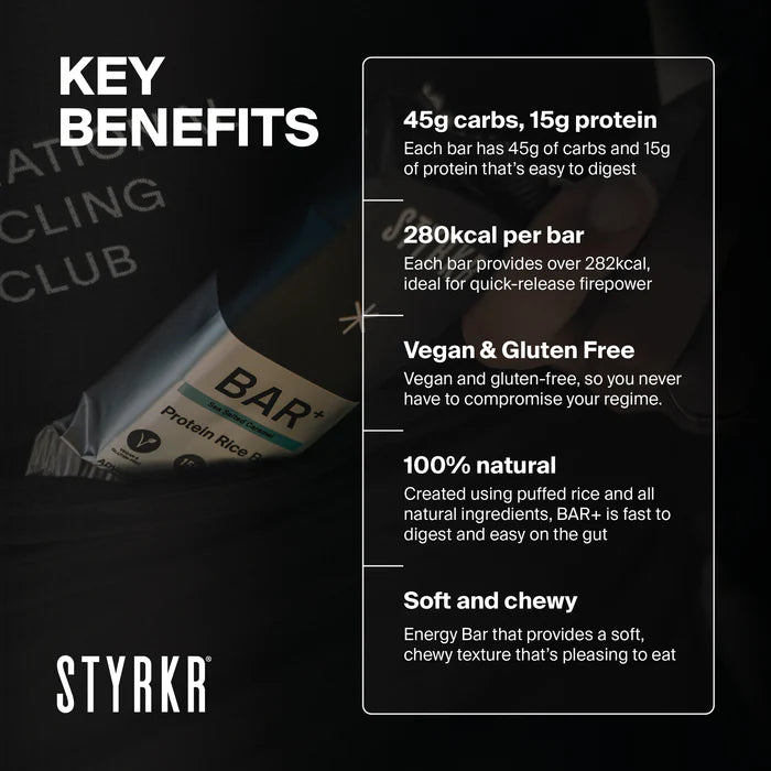 STYRKR BAR+ Sea Salted Caramel Recovery Bar