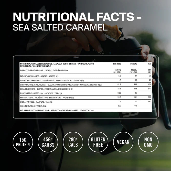 STYRKR BAR+ Sea Salted Caramel Recovery Bar