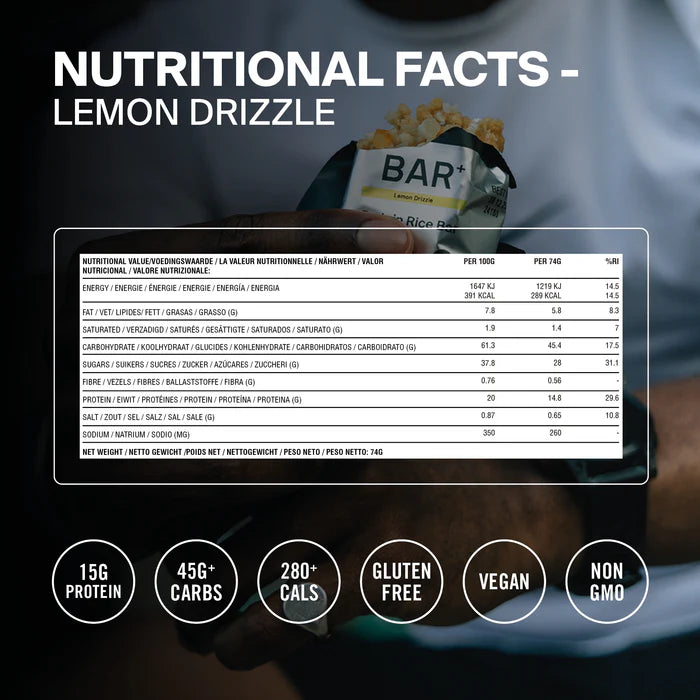 STYRKR BAR+ Lemon Drizzle Recovery Bar