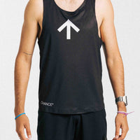 CHANCE Arow Singlet Black