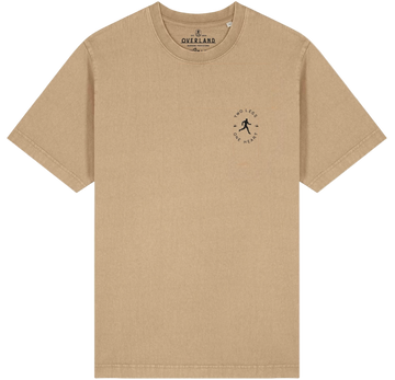 Grateful Runner Overland T-Shirt - Dyed Latte