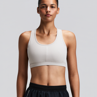 BANDIT WOMEN'S VANISHER™ REVERSO™ SCOOP NECK RUN BRA - BLACK / PLASTER
