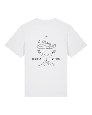 IN GENESIS WE TRUST T-SHIRT - WHITE