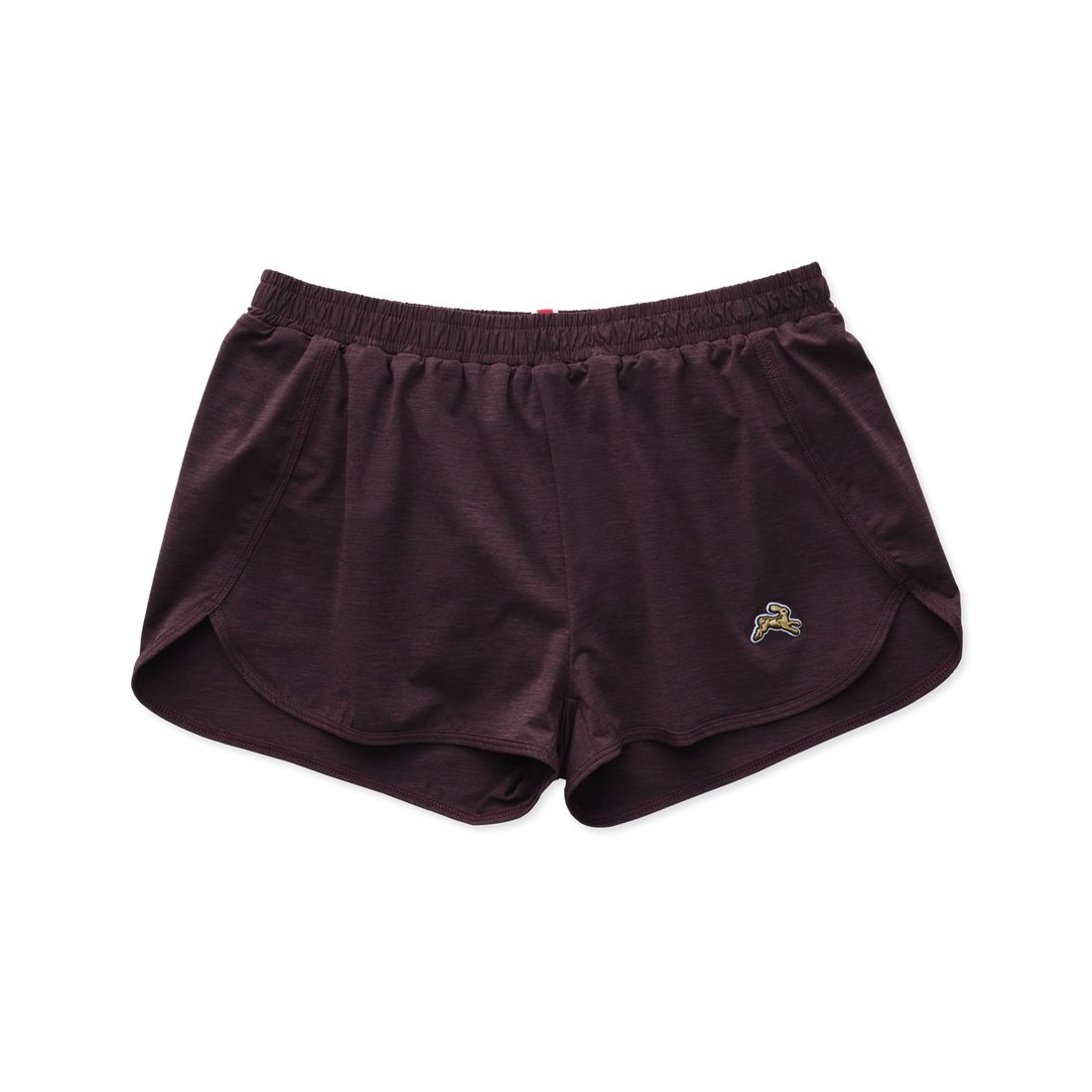 Tracksmith Women's Session Shorts Dark Aubergine Heather