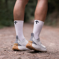 CHANCE Lightweight Sock White Orange