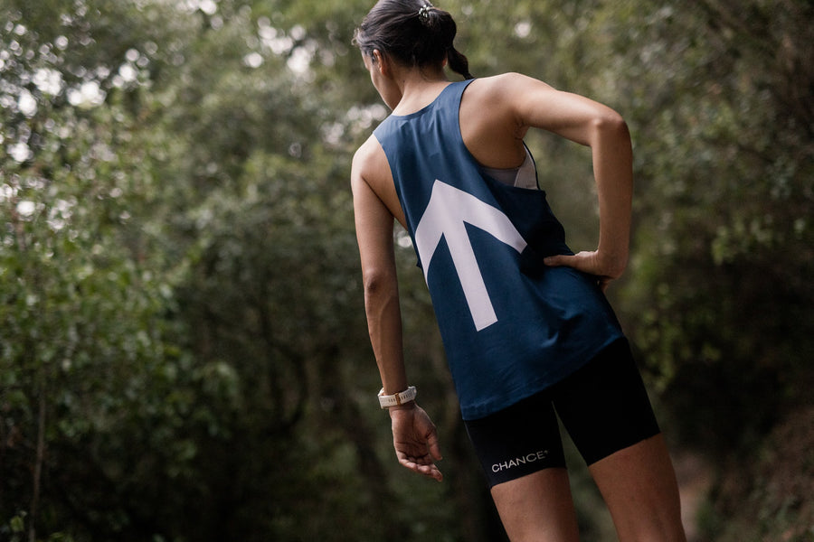 CHANCE Arow Singlet Blue
